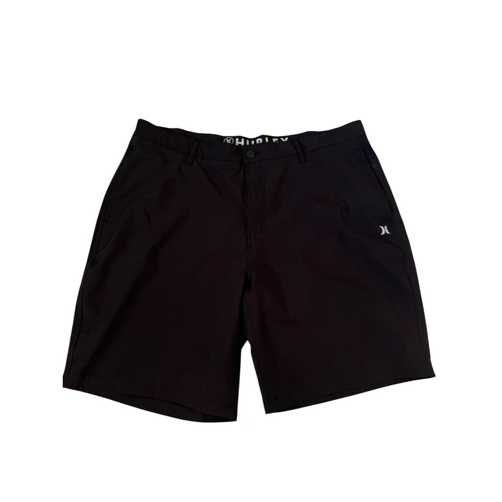 Hurley Black Shorts Men's Size 40 Polyester Casual Short